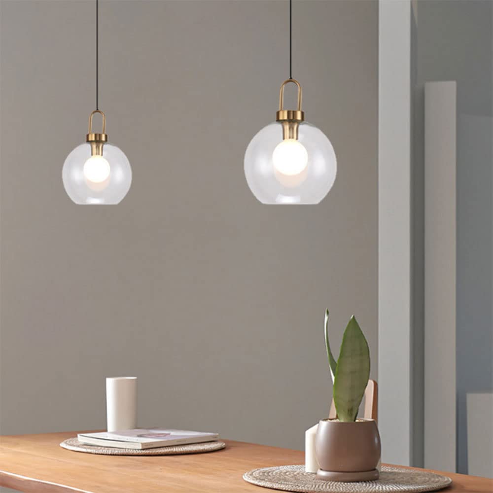 MOCHAMIK Lampy wiszą z pojedynczą głowicą Sufitowe lampy wiszą Oświetlenie do jadalni z białym szklanym abażurem, przejście Balkon Bar Żyrandol Oprawa restauracyjna Dzień pamięci