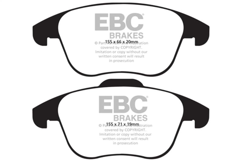 Image of EBC Brakes UD1375 Ultimax OEM Replacement Brake pad