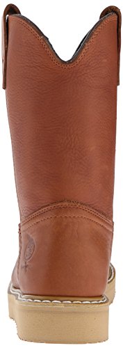 Georgia Men's Wedge Wellington Work Boot-M Steel Toe, Barracuda Gold, 11 W US - Thumbnail 3