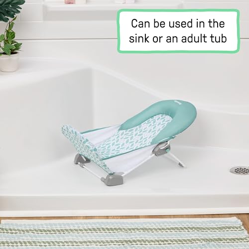 Ingenuity Foldaway 2-Position Bather, 2-Position Bath Support for Sink or Bathtub, for Ages 0-6 Months, Up to 20 Pounds - image 7