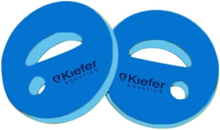 Kiefer Aquatics Water Resistance Swim Discs – Premium Foam for Aquatic Fitness & Therapy Kiefer Swim Discs | Royal & Teal, 7.5 inch Diameter, Sold Per Pair packaged together