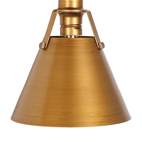 Image of KSANA Antique Gold Wall Sconces Set of Two, Brushed Brass Sconces Wall Lighting 2 Pack, Modern Indoor Wall Sconce Light for Bathroom, Kitchen, Living Room, Hallway, Powder Room