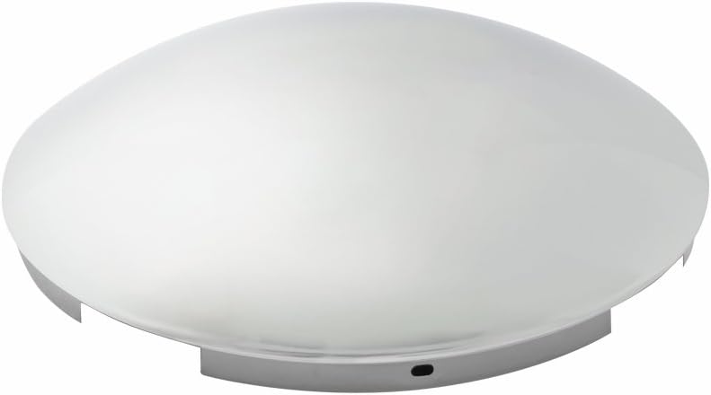 Grand General 10509 Stainless Steel Front Hub Cap with 7/16" Lip and 4 Uneven Notches