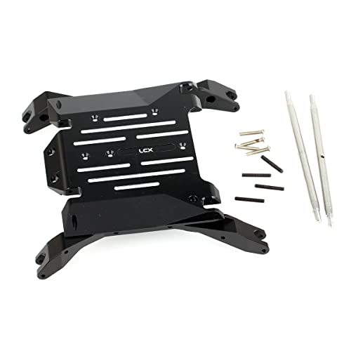 LCX Racing 1/10th RC Crawler Car CNC Machined Currie Aluminum Center Skid Plate Transmission Mount f