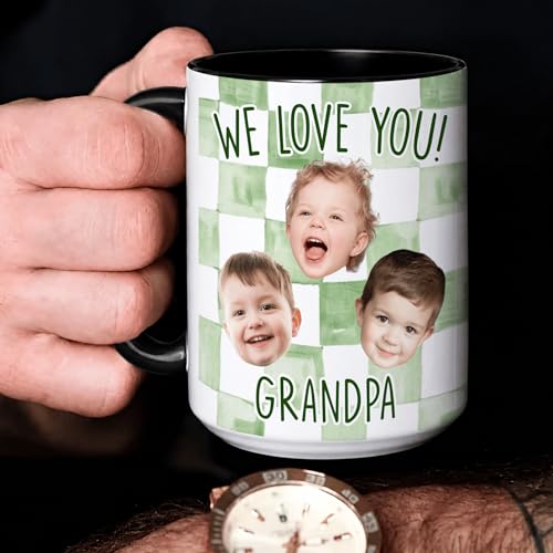 Taza personalizada con foto y texto para el Día del Padre 11oz miniatura 7