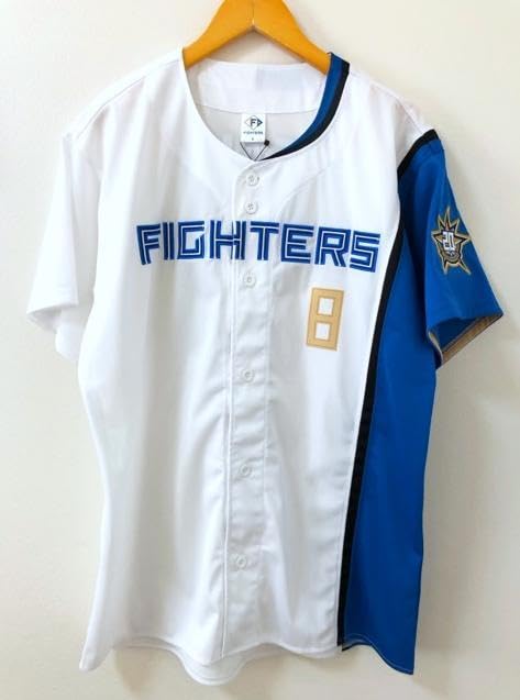 北海道日本ハムファイターズ　レプリカユニフォーム ビジター　20th ワッペン付 松本剛 北海道日本ハムファイターズ20周年レプリカユニフォーム