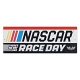NASCAR Race Day Banner Metal Wall Decor