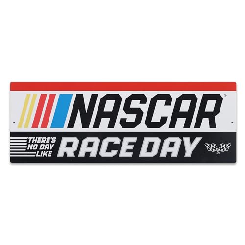 NASCAR Race Day Banner Metal Wall Decor