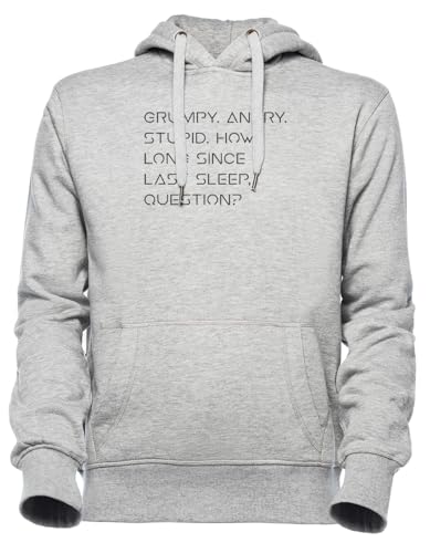 Sweat à capuche homme femme gris avec citation Rocky Project Hail Mary