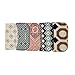1 Ply Moroccan Tile Flannel Washable Kids Lunchbox Napkins 8x8 inches 5 Pack - Little Wipes (R) Flannel- Proudly Made in the USA!