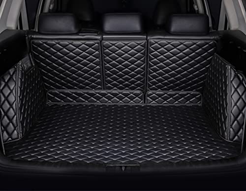 Worth-Mats Rear Cargo Mat+Back Seat Protector+High Side Panels Protector Compatible with Porsche Macan/Macan S(Non for Macan EV) Cargo Liner Trunk Cover Full Coverage Trunk Liner