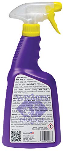 WIZARDS - Bike Wash, Professional High-Gloss Detailing and Surface Cleaner Spray (22 oz.) - Thumbnail 3