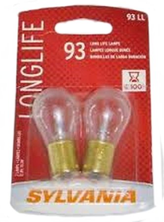 Sylvania 93LL Long Life Side Marker Mini Bulbs (Pair)