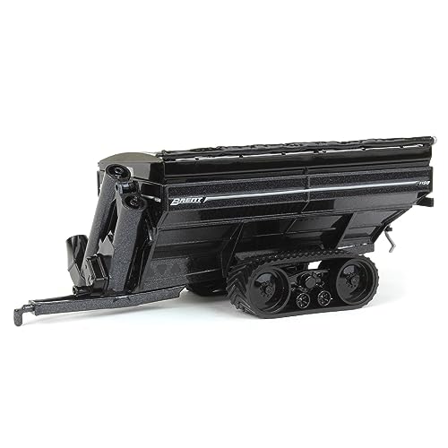 Spec Cast Brent 1198 Avalanche Black Grain Cart on Tracks