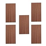 5 Peças de Madeira Cabeça de Guitarra Folheado Headstock Headplate, Sapele Wood