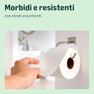 by Amazon Carta Igienica, 3 Veli 100% Riciclata, Morbida e Resistente, 48 Rotoli (6 Confezioni da 8), 200 Fogli per Rotolo, Certificata FSC