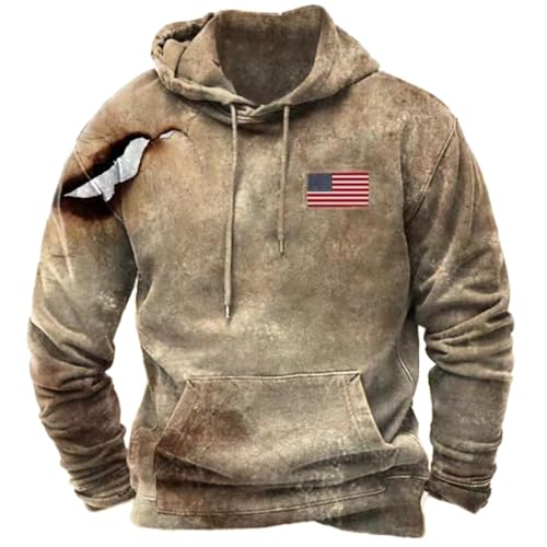 Cyber Monday 2024 Western Graphic Hoodie for Men L