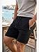 COMEOR Shorts Herren mit Reißverschluss - Baumwolle Kurze Hosen, Sporthose Kurz Männer Bermuda Jogginghose, Laufshorts Sommer Trainingshose (Schwarz, L)