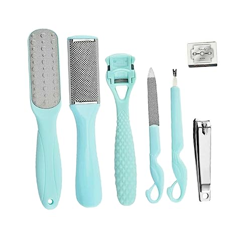 VALICLUD Professional Foot File Remover Set Kit Foot Care Tools Cuticle Pusher Tool