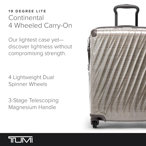 TUMI - 19 Degree Lite 4 Wheel Luggage - Lightweight and Highly Durable, Modern Contour, Hard Shell Men's and Women's Suitcase - 21.75" Continental Carry-On, Titanium Grey2