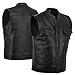Produktbild Bikers Gear Australia Unisex  Erwachsene Lv1010-4xl The Revolver Black Naked Leather Motorcycle Vest Waistcoat Cut Australian Bikers Gear, Schwarz, 4XL