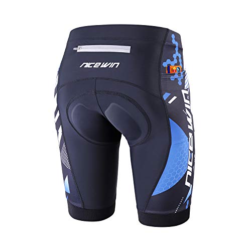 TOMSHOO MTB Hose Herren mit 3D Sitzpolster Radhose Kurz Männer Fahrradhose,Schnelltrocknend und Atmungsaktiv Mountainbike Hose