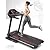 Sportstech Tappeto di Corsa F31 e F26 controllo per applicazione Smartphone, Cardiofrequenzimetro, altoparlante + Bluetooth + MP3, 4 CV, 16 km/h, autolubrification, 12 programmi di allenamento