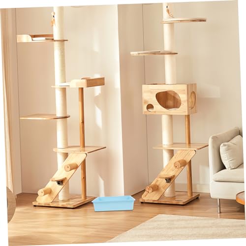 OATIPHO 1 Conjunto caixa de areia para gatos colher para areia de gato colher de cocô de gato pás de