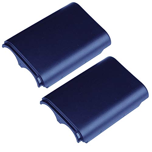 2X Black Battery Cover For Microsoft Xbox 360 Wireless Controller #TOP1