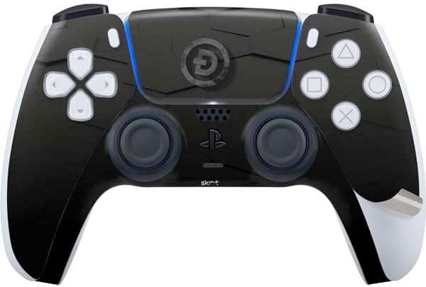 Skinit Decal Gaming Skin Compatible with PS5 Pro Bundle - Doge Coin Textured Logo Design