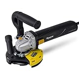 FANZTOOL Betonschleifer Betonfräse Winkelschleifer Absaughaube mit 2100W bürstenlosem EC-Motor (Diamantschleiftopf 125mm inklusiv)