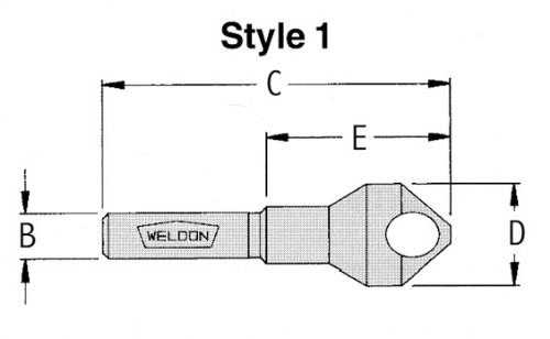 Drill America .431"-7/8" 82 Degree Pilotless Countersink, WEL Series