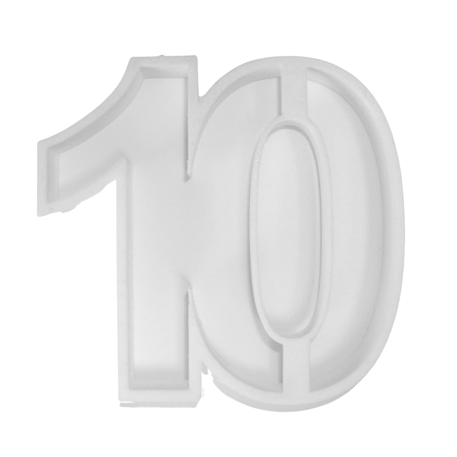 Amazon.com: YNGLLC Number 10 Ten Birthday Anniversary Event Cookie