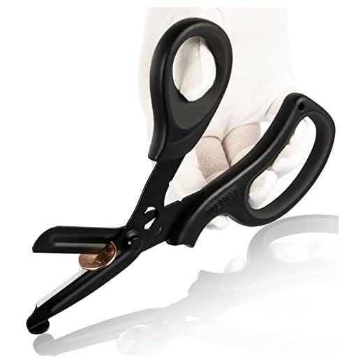 MEUUT Trauma Shears Bandage Scissors -8 inch Heavy Duty Medical Scissors for Nurses Surgical Grade Shears EMT Scissors for EMT Workers Doctors Nurses