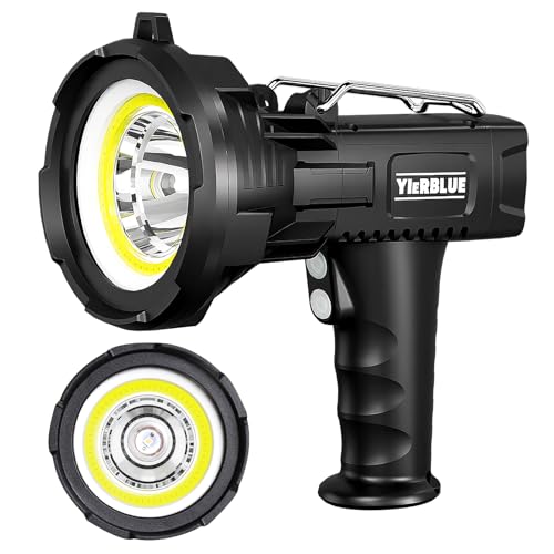 YIERBLUE Rechargeable Spotlight Floodlight Combo...