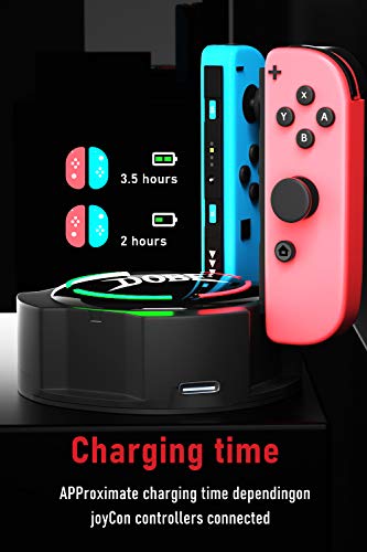 Likorlove Joycon Charger standaard voor Nintendo Switch 4 controllers - Afbeelding 6