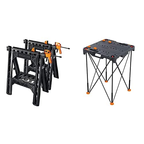 Worx Clamping Sawhorses & Sidekick Work Table