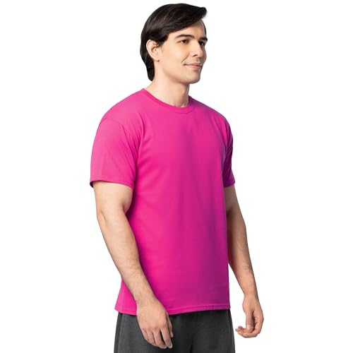 Image of Fruit of the Loom Men's Eversoft Cotton Short Sleeve T-Shirts, 2 Pack