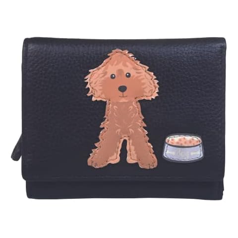 Mala Leather Soft Leather Cockapoo Trifold Purse Cover