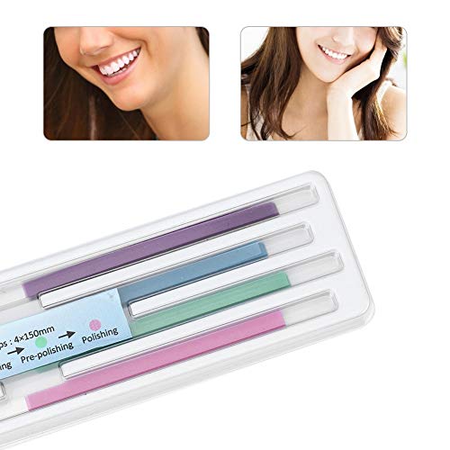 maxmartt dental polishing kit 60pcspack dental abrasive strips teeth polishing finishing dental polishing strips dental abrasive strips teeth polishing gloss contouring tools finishing teeth file