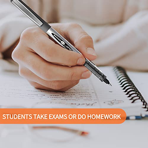 Vitoler Rollerball Pens Fine Point Quick-Drying, Set Of 28 Black Liquid Ink, Extra Fine 0.5 Mm Bullet Point Pen, Make Precise Lines, School & Office Supplies For Writing, Notetaking, And Drawing #TOP4