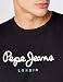 Pepe Jeans Eggo PM500465 Camiseta, Negro (Black 999), Medium para Hombre