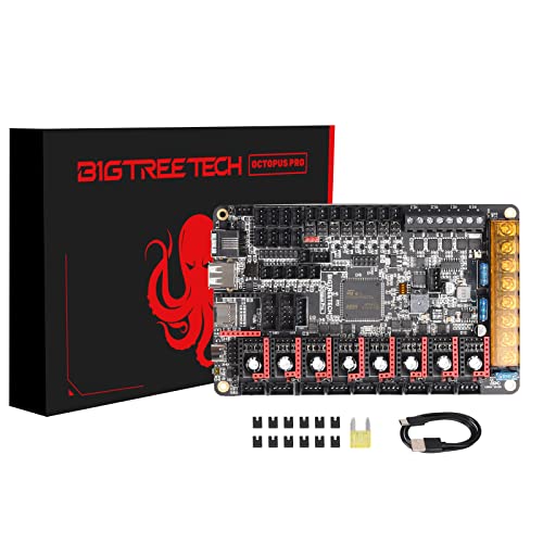 Bigtreetech Octopus Pro V1.0.1 (H723)) 32 Bit Control Board 550Mhz Support 8 Axis Stepper Motor Drivers Tmc2209 Klipper/Marlin High-Speed Printing Support Raspberry Pi Octprint Operating Systems #TOP4