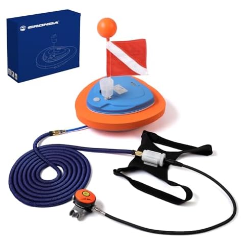 CRONDA Base Upgraded Scuba Diving Ventilator Tankless Diving System,Portable Rechargeable Scuba Diving Tank, Waterproof Air Compressor，Swimming Pool Toys Diving Toys,Dive without Tanks (3.5 Hours) Cover