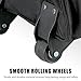 EASTROCK Drum Hardware Bag with Wheels Drum Set Hardware Carry Bag Drum Stand Accessory Bag(Black)