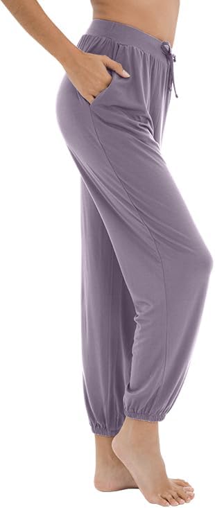 WiWi Pajama Pants for Women Lounge Super Soft Joggers Yoga Viscose from Bamboo Bottoms Cooling Pajamas Pant Sweatpants S-4X - Image 4