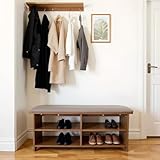 Mekousel Shoe Bench, 2-Tier Design...