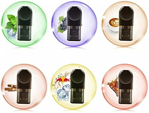 HECCO dq΂ RELX|bh ݊t[o[ 6ރt[o[ ʕ t[c J[gbW RELX PODS RELXlΉ 6 Compatible pods RELX cartridges no nicotine no tar f