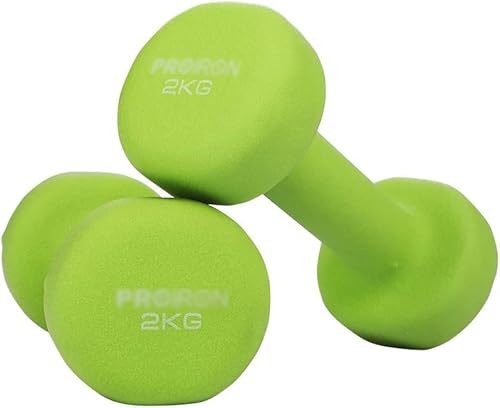 ATAAY Small Dumbbell Dumbbell, Yoga Neoprene Dumbbell Small Anti-roll Design Dumbbell for Beginners Biceps Trapezius Muscle Exercise Fitness Dumbbell