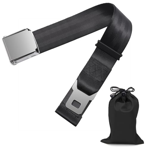 Seat Belt Extender Availability - 2018 and Prior GM Passenger Cars and Trucks 2 Coolrunner Air Travel Seat Belt Extender Strap for Comfort, Adjustable 7–32' Seat Belt Extension for Flights Fits Most(not Southwest), Black (Not for Automotive Use)